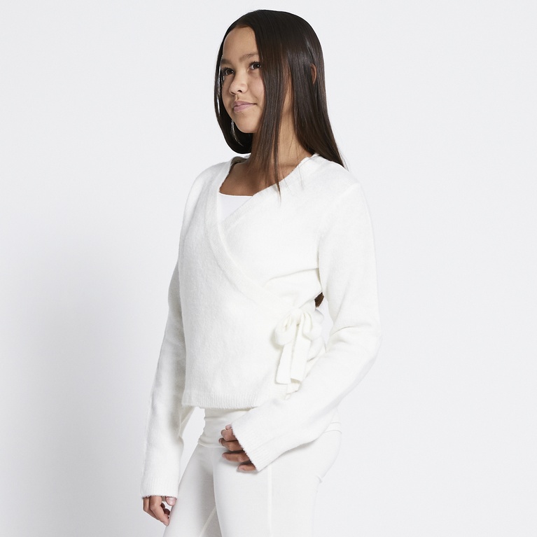 Wrap knit sweater "Bettan"